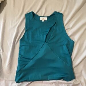 Stylish Teal Sleeveless Bodysuit